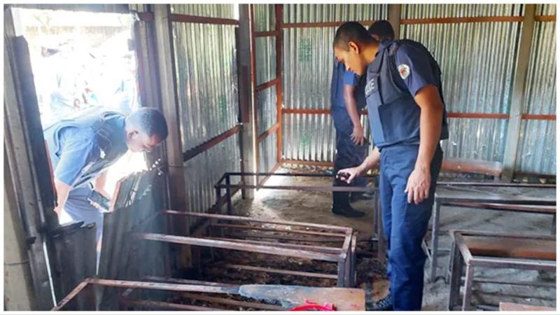 Miscreants set fire to primary school in Gazipur