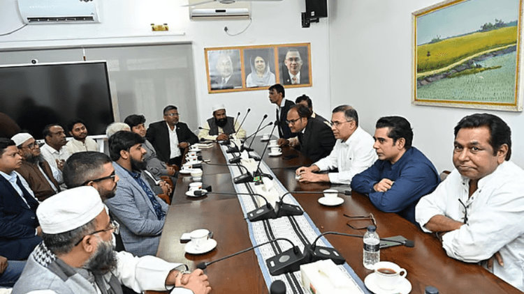 Tarique Rahman meets leaders of seven political parties