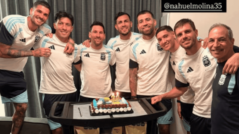 How Argentina celebrated Messi's birthday