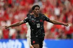 David scores a hat trick to join LIonel Messi