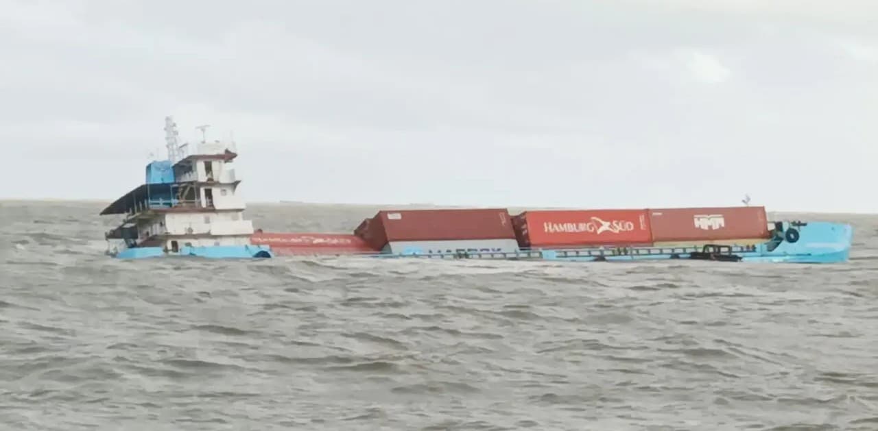 Panama-flagged ship sinks off Odisha, 22 sailors including Bangladeshi missing