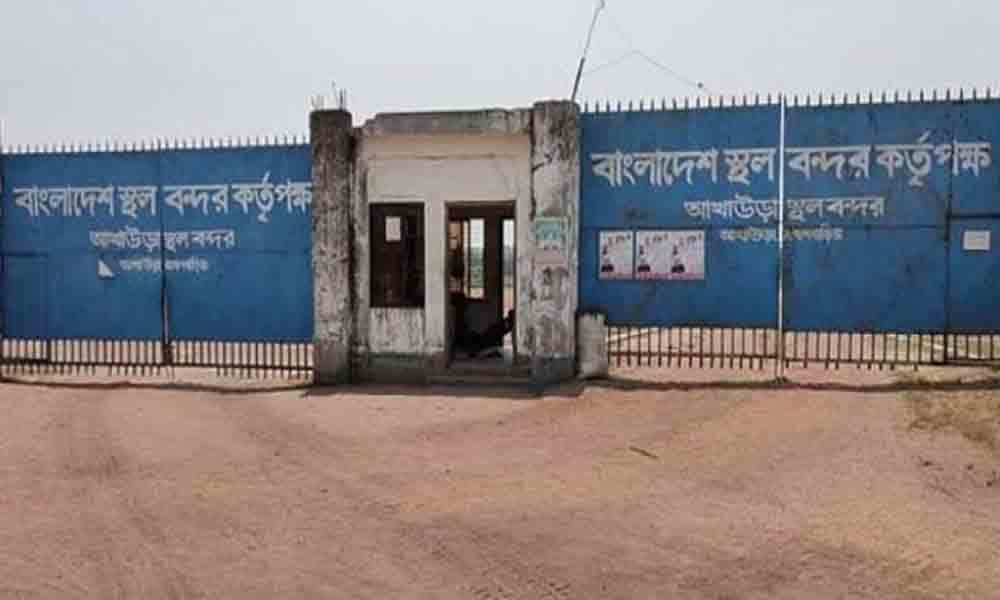 Trade resumes at Akhaura land port after 4-day Eid holiday