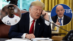 Trump admits calling FIFA president over Balogun's red card