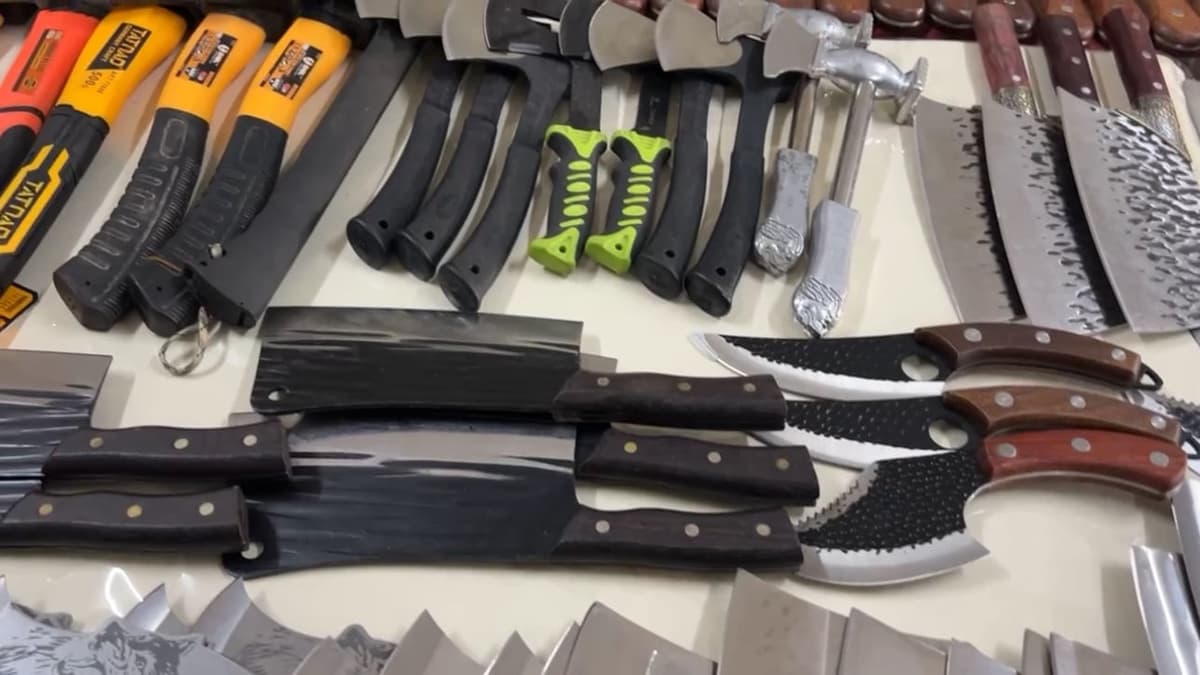 Army recovers nearly 1,100 sharp weapons