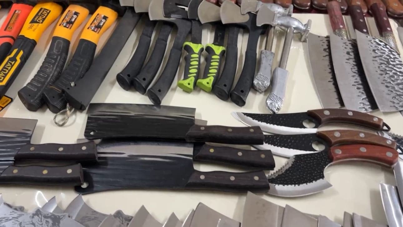 Army recovers nearly 1,100 sharp weapons