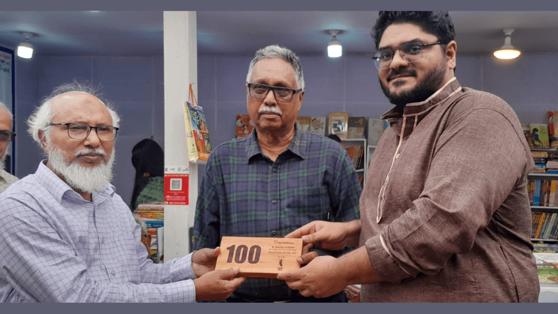 Safak Hossain honored as cover artist of 100 books