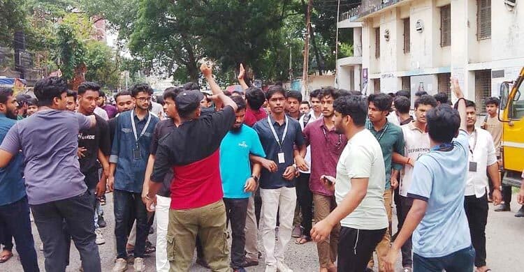 Polytechnic students protest over 6-point demands