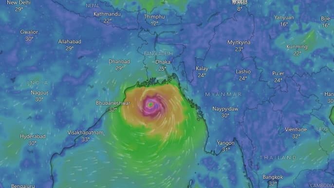 BMD discloses cyclone Remal's current location