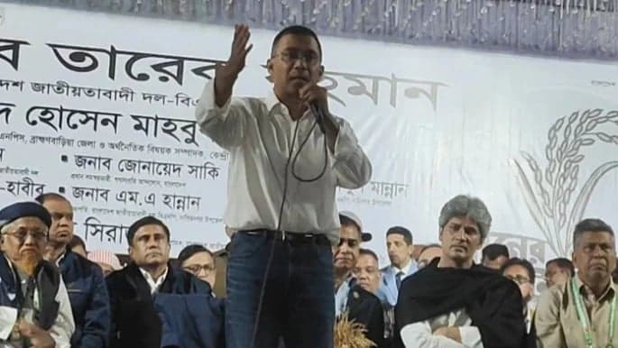 Tarique Rahman for performing Fajr prayers outside  polling stations to check vote rigging 