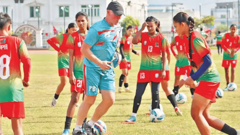 Rebel women footballers join training session