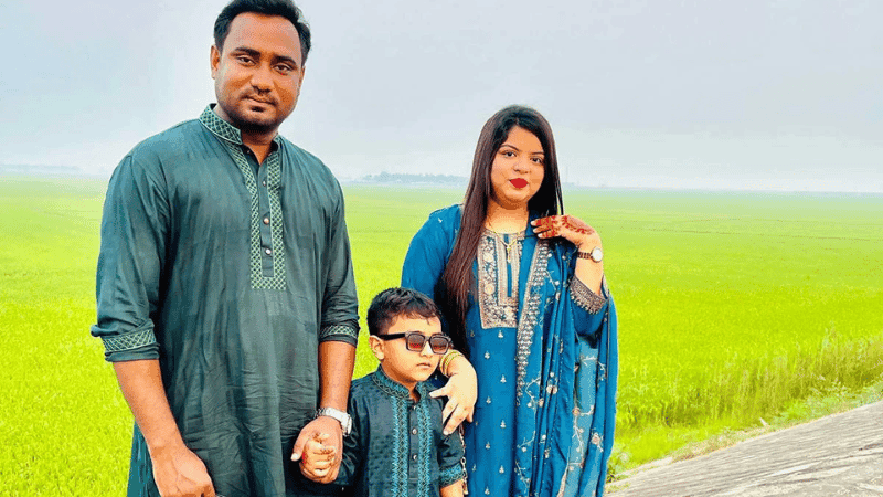 Husband-wife-child killed in road accident in Mithamoin