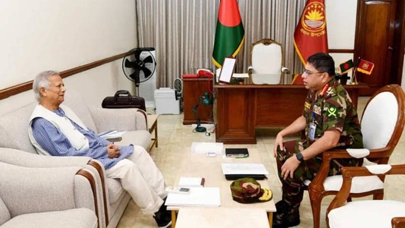 Army chief meets chief adviser