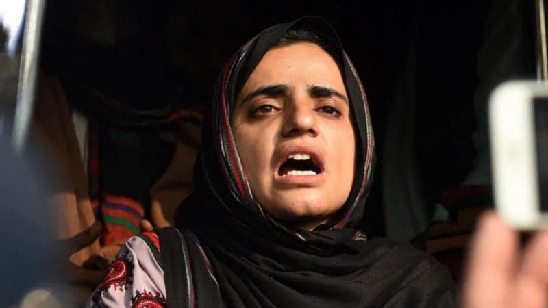 Pakistani rights activist Mahrang Baloch sentenced to life in prison