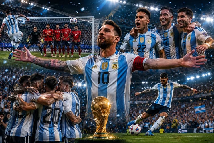 A night of records: Messi and Argentina rewrite history in Jordan rout