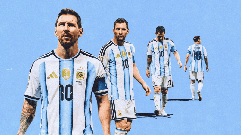 The physical paradox: Messi leads golden boot race despite walking 63% of tournament