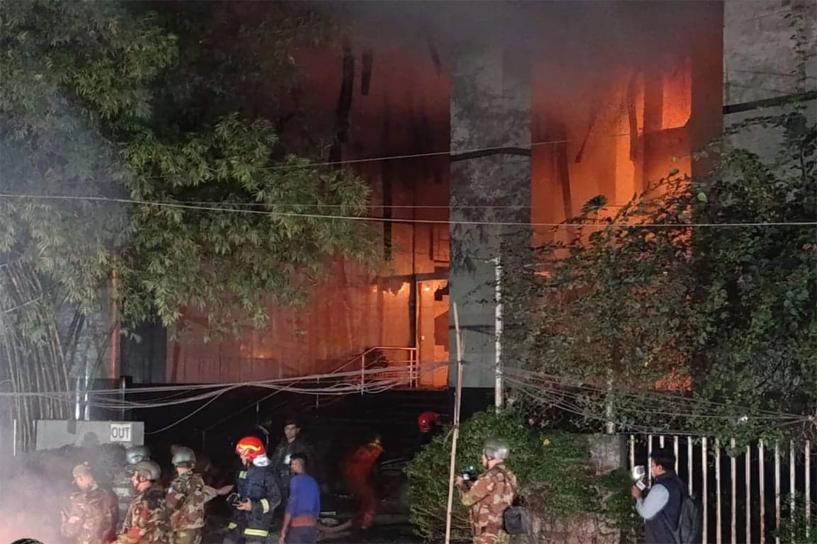 Fire at Prothom Alo-Daily Star offices extinguished