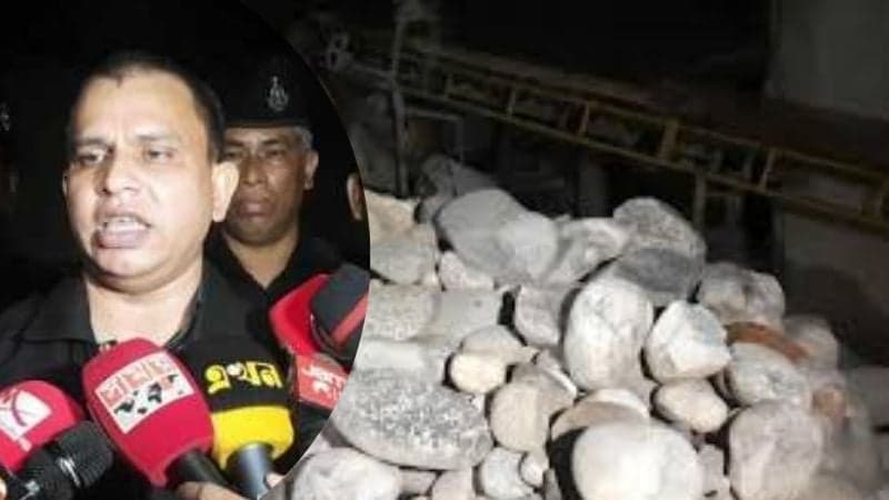 40,000 cubic feet of stolen stone from Bholaganj seized in Demra