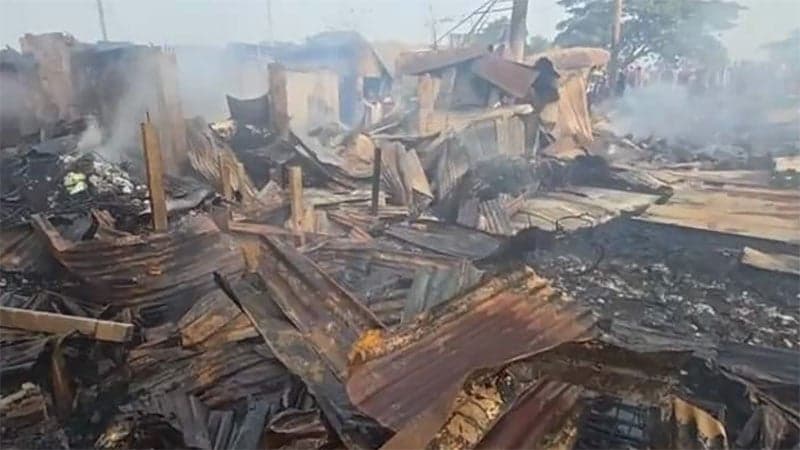 Fire erupts in Cumilla market, over 100 shops destroyed