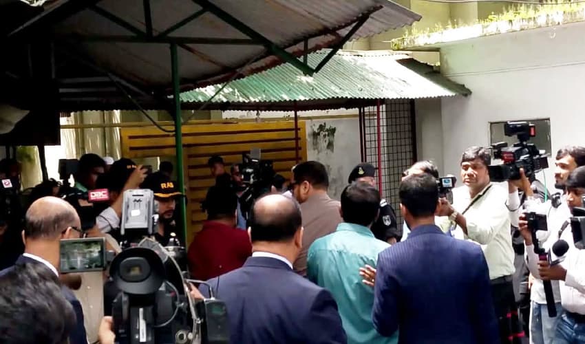 Three ICT judges inspect RAB's Taskforce for Interrogation cell