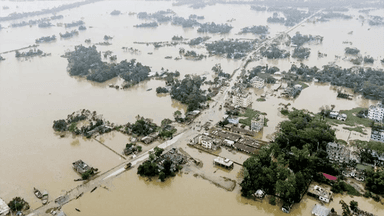 Flood death toll rises to 54 in 7 districts, over 6 lakh affected