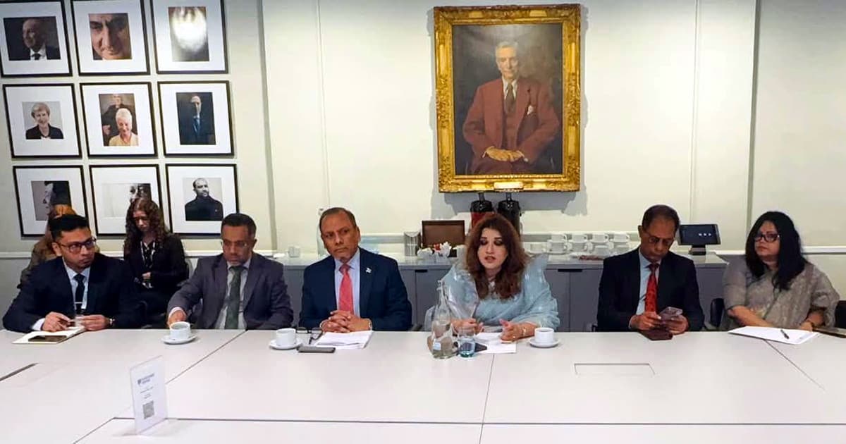 Shama outlines Bangladesh's priorities at Chatham House roundtable