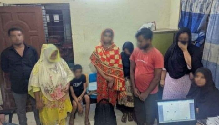 8 including women, children arrested at Sylhet border while infiltrating into India