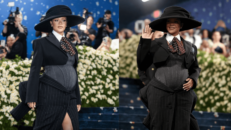 Rihanna announces third pregnancy at Met Gala!
