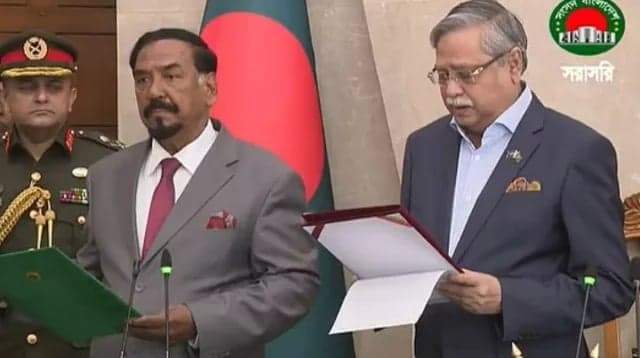 President administers oath to new Speaker, Deputy Speaker