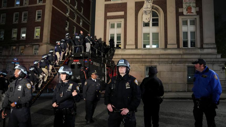 Police arrest dozens of pro-Palestinian protesters in Columbia University raid