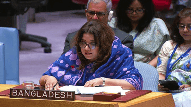 Bangladesh calls for greater women's role in humanitarian response, peacebuilding