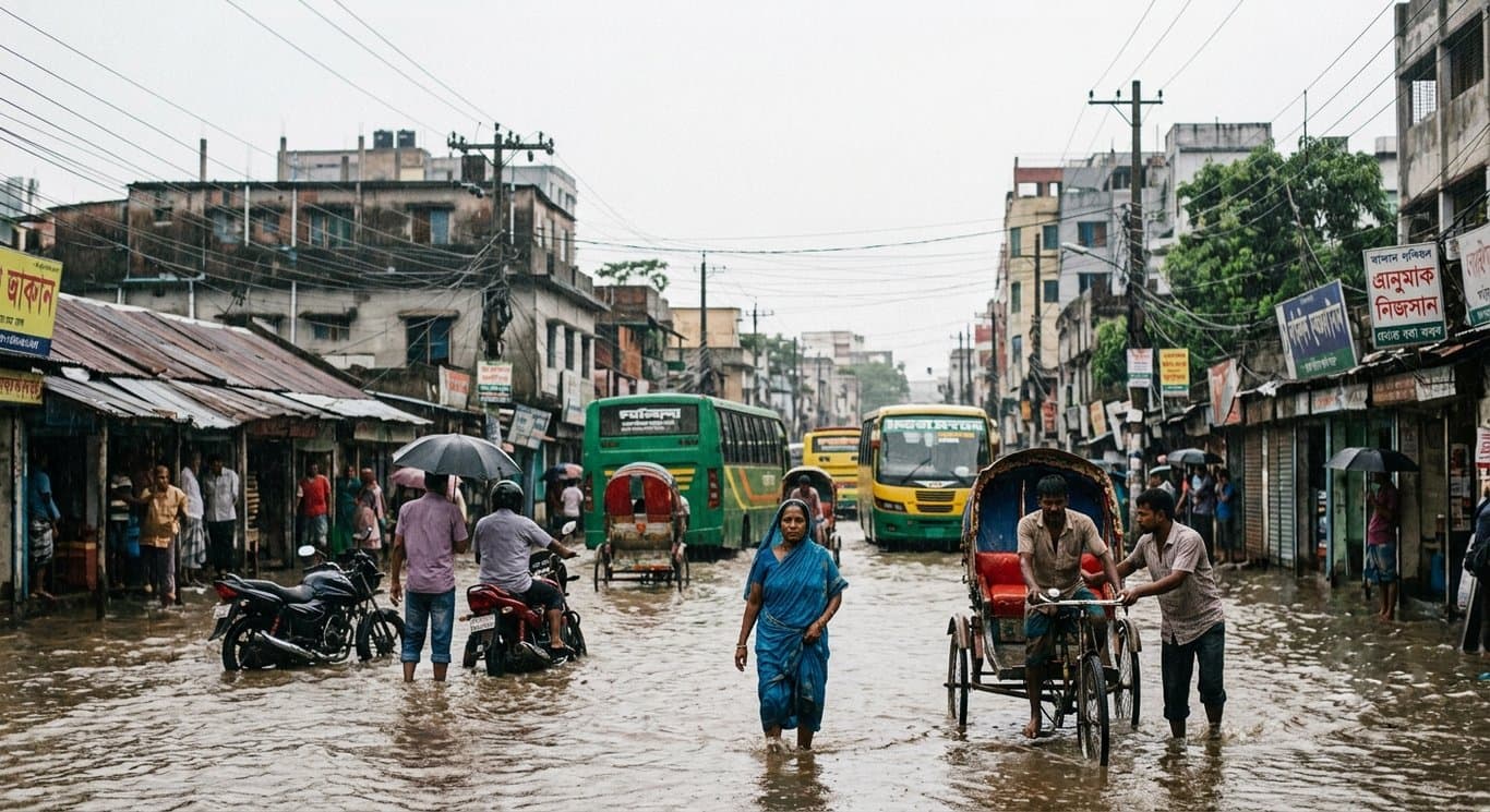 Even a Little Rain Causes Severe Waterlogging in Dhaka and Chattogram... Who Do You Think Is Responsible?