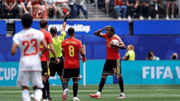 Ngoy red card Costs 10-man Belgium