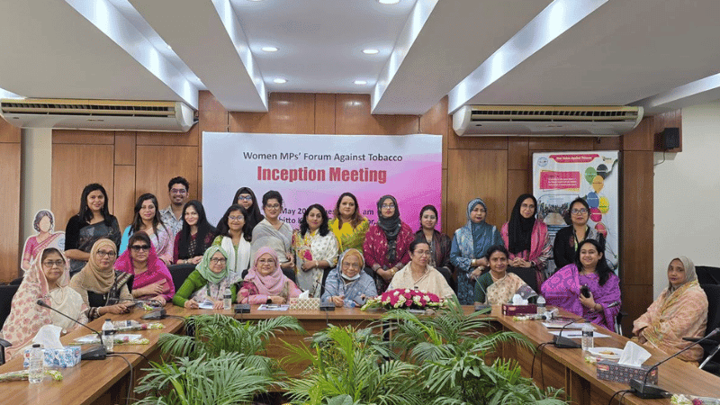 Women MPs’ pledge to work together against tobacco