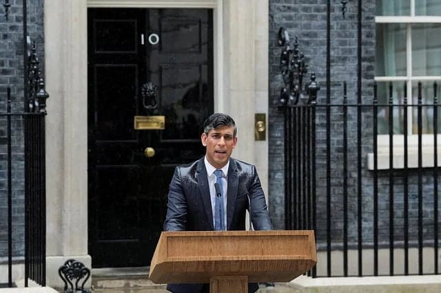 British Prime Minister Rishi Sunak