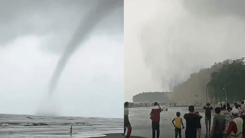 Sudden tornado hits Cox's Bazar beach, tourists panic