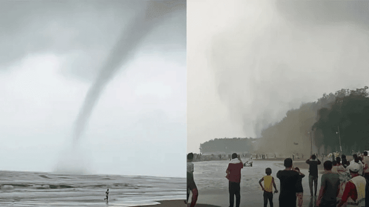 Sudden tornado hits Cox's Bazar beach, tourists panic