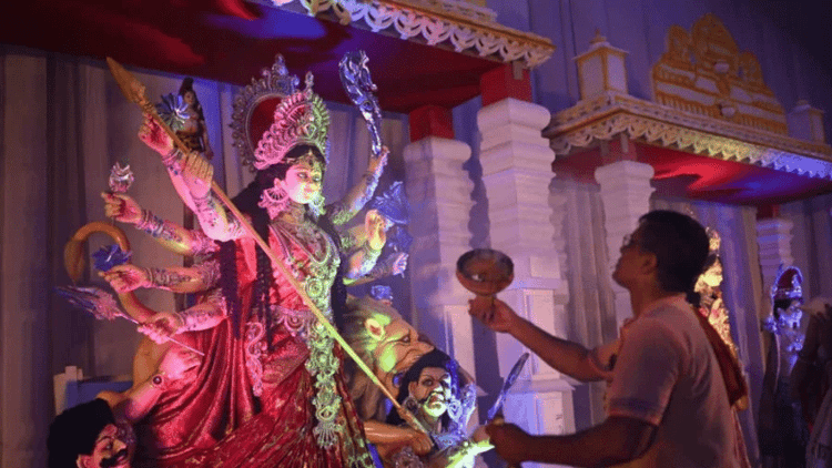 Worship at every mandap, farewell tune for goddess in devotees’ minds