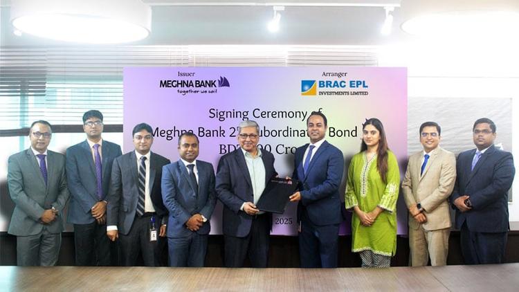 Meghna Bank partners with BRAC EPLInvestment Limited for issuing BDT 400 Crore 2nd Subordinated Bond