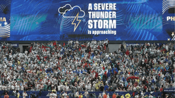 Storm forces France-Iraq World Cup clash to extended delay