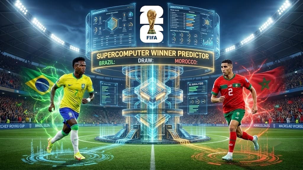 Brazil-Morocco match: Supercomputer predicts winner's chances
