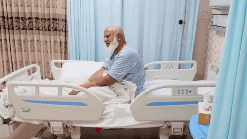 Jamaat Ameer admitted to hospital