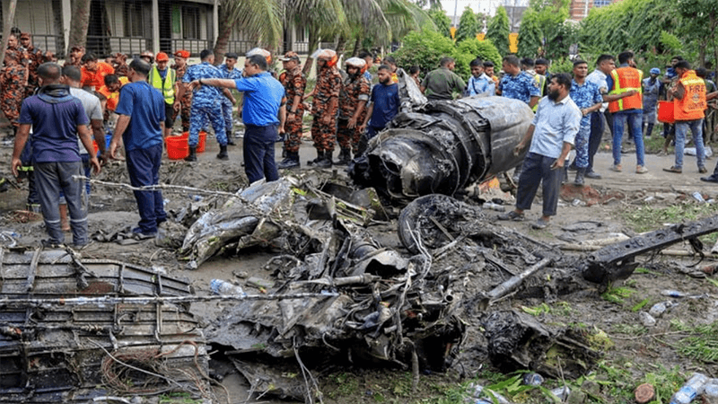 Death toll rises to 31, 165 injured in Uttara plane crash