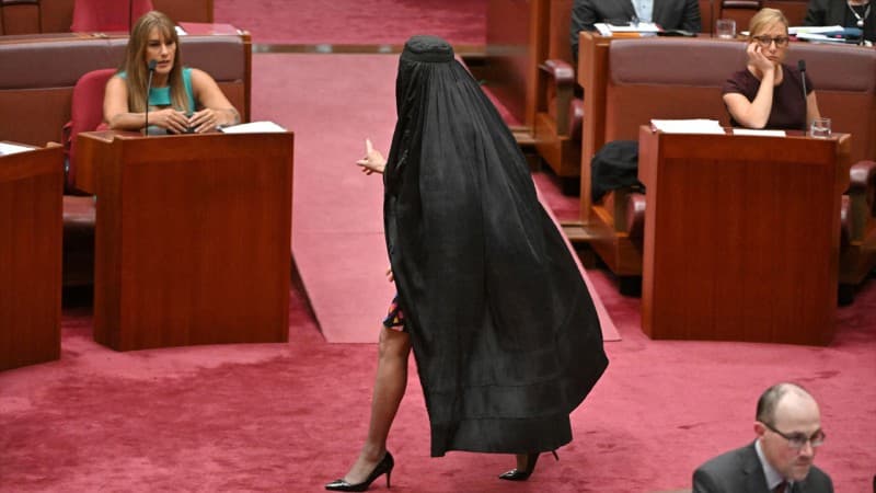 Australian senator expelled for disrespecting Burqa in Parliament