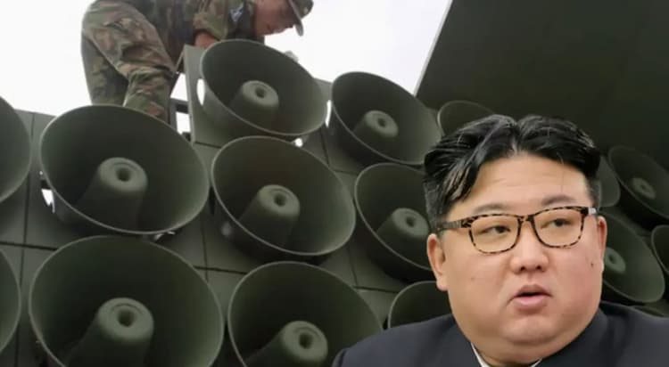 North korea announces plan to ‘irritate’ south korea by blaring loudspeakers at the border