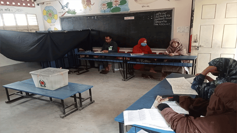 Voting underway in Bogura-6 by-election, Sherpur-3 general election