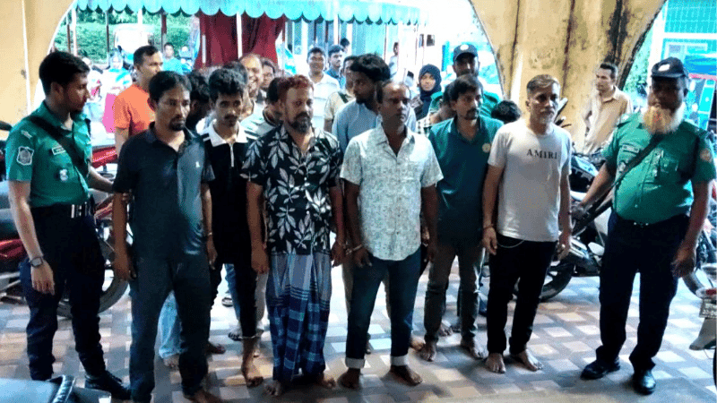 12 leaders-workers of Awami League detained on allegation of secret meeting in Barisal