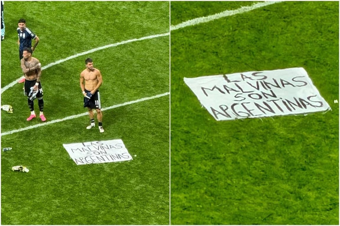 Argentina risks FIFA sanctions over Falklands banner following semi-final victory against England