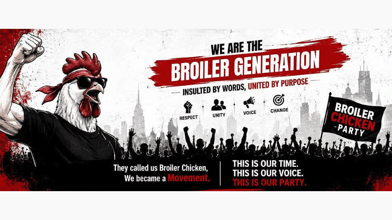 'Broiler Chicken Party' emerges on Facebook
