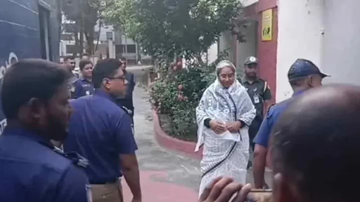Dipu Moni released on parole for husband’s final rites