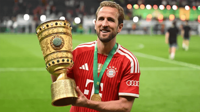 Kane hat-trick ends Bayern’s six-year cup drought